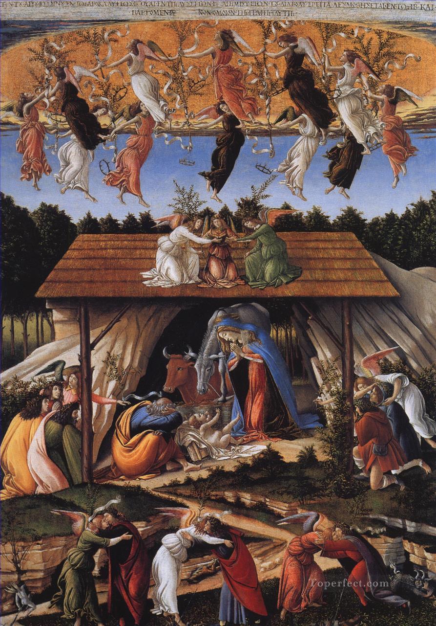 サンドロ神秘的なキリスト降誕 サンドロ・ボッティチェリ油絵